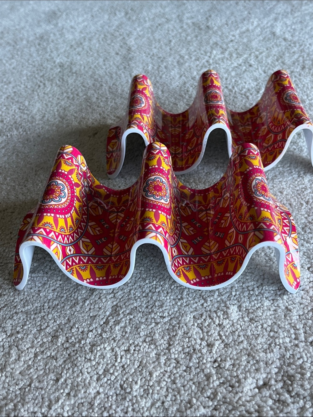 Taco holder stand set 2